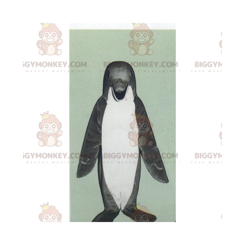 Costume da mascotte pinguino grigio BIGGYMONKEY™ -