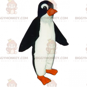 Costume de mascotte BIGGYMONKEY™ de pingouin souriant -