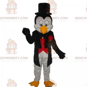 Costume de mascotte BIGGYMONKEY™ de pingouin tenue de gala -