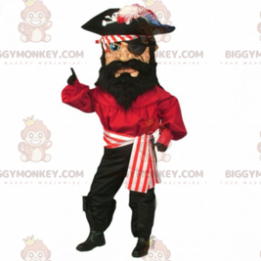 Costume da mascotte da pirata BIGGYMONKEY™ con benda