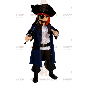 Costume da pirata BIGGYMONKEY™ mascotte con spada -