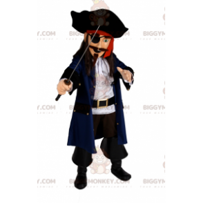 Pirat BIGGYMONKEY™ maskotkostume med sværd - Biggymonkey.com