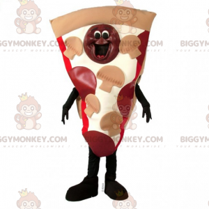 Pepperoni and Mushroom Pizza Kostium maskotki BIGGYMONKEY™ -