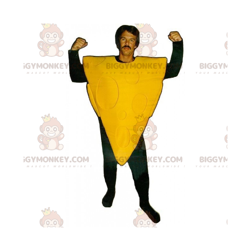 Costume de mascotte BIGGYMONKEY™ de pizza sans garniture -