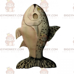 Costume de mascotte BIGGYMONKEY™ de poisson a taches -