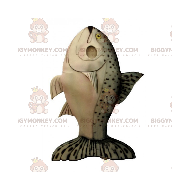 Costume de mascotte BIGGYMONKEY™ de poisson a taches -