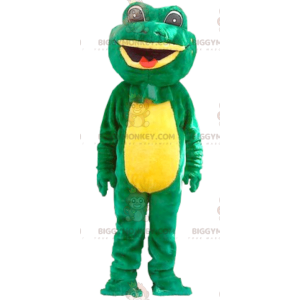 Green and Yellow Frog BIGGYMONKEY™ Mascot Costume –