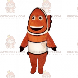 Traje de mascote de peixe-palhaço sorridente BIGGYMONKEY™ –