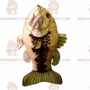 Στολή μασκότ BIGGYMONKEY™ Green Scale Fish - Biggymonkey.com