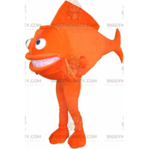 Fantasia de mascote de peixe laranja BIGGYMONKEY™ –