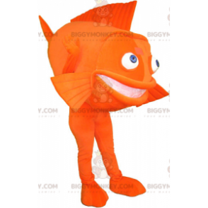 Costume da mascotte pesce arancione BIGGYMONKEY™ -