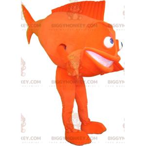 Costume de mascotte BIGGYMONKEY™ de poisson orange -