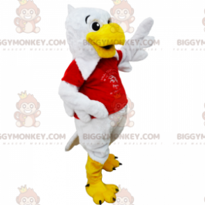 Costume da mascotte pesce tondo verde BIGGYMONKEY™ -