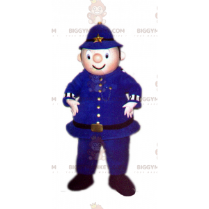 Costume de mascotte BIGGYMONKEY™ de policier en tenue bleu -