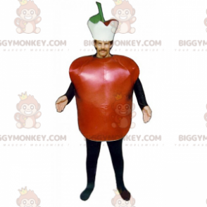 Red Apple BIGGYMONKEY™ mascottekostuum met hoed -