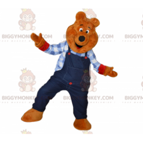 Brandweerman BIGGYMONKEY™ mascottekostuum met snor -