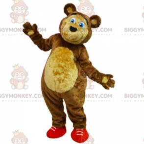 Brandweerman BIGGYMONKEY™ mascottekostuum met snor -