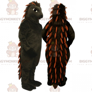 Costume da mascotte Porcospino nero BIGGYMONKEY™ -