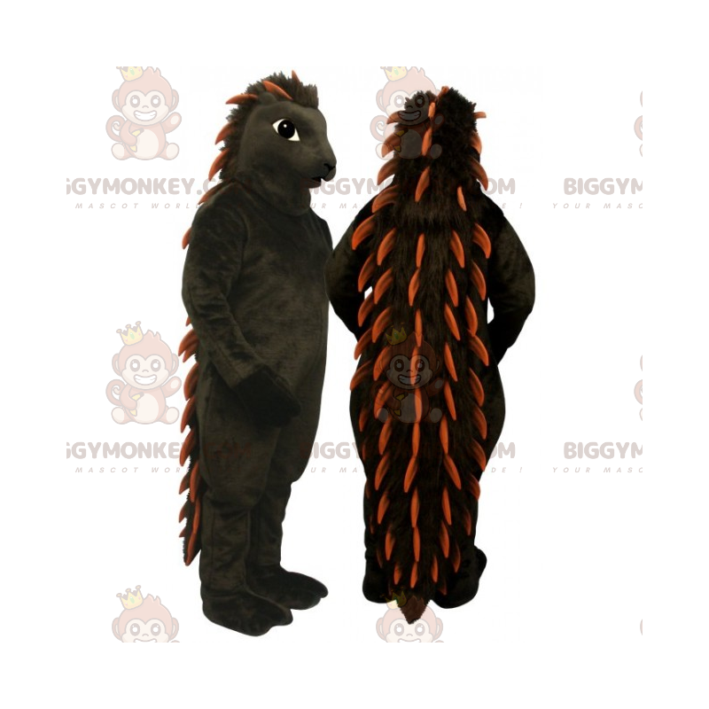 Zwart stekelvarken BIGGYMONKEY™ mascottekostuum -