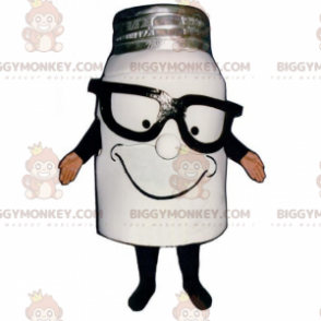 Jarra de leche BIGGYMONKEY™ Disfraz de mascota con gafas