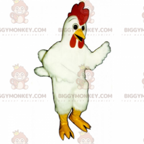 Kostium maskotka kura BIGGYMONKEY™ z dużym grzebieniem -