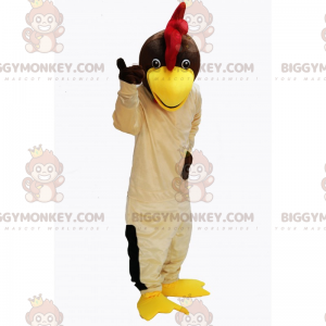 Beige Henne BIGGYMONKEY™ Maskottchen-Kostüm - Biggymonkey.com