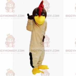 Beige Henne BIGGYMONKEY™ Maskottchen-Kostüm - Biggymonkey.com