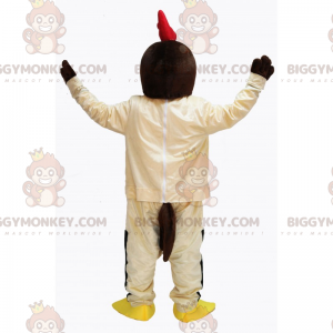 Disfraz de mascota Gallina BIGGYMONKEY™ beige - Biggymonkey.com