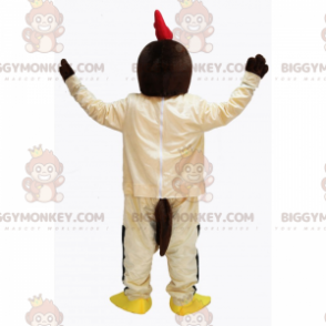 Beige Hen BIGGYMONKEY™ Mascot Costume - Biggymonkey.com