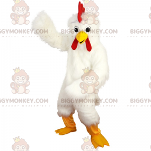 Costume da mascotte BIGGYMONKEY™ gallina bianca -