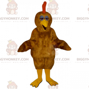 Costume de mascotte BIGGYMONKEY™ de poulet marron -