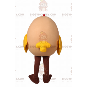 Costume da mascotte per gallina rotonda BIGGYMONKEY™ -