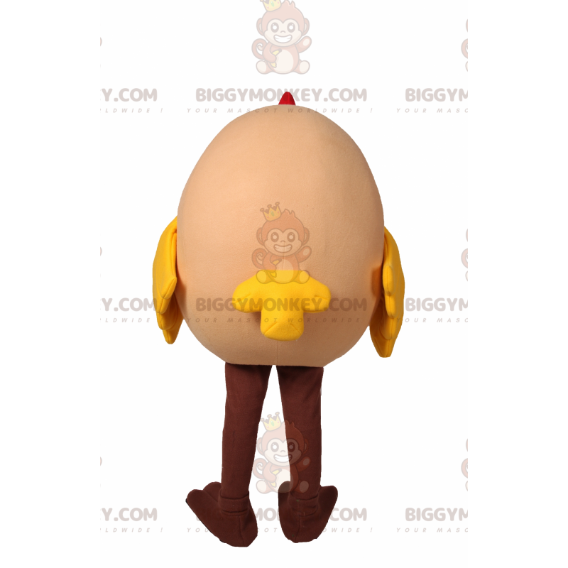 Costume da mascotte per gallina rotonda BIGGYMONKEY™ -