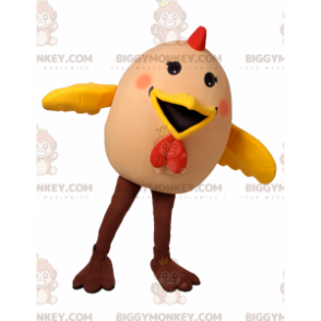 Costume da mascotte per gallina rotonda BIGGYMONKEY™ -