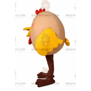 Costume da mascotte per gallina rotonda BIGGYMONKEY™ -