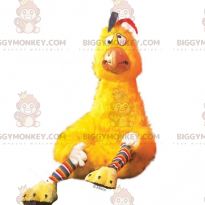 Costume de mascotte BIGGYMONKEY™ de poulet déboussolé -