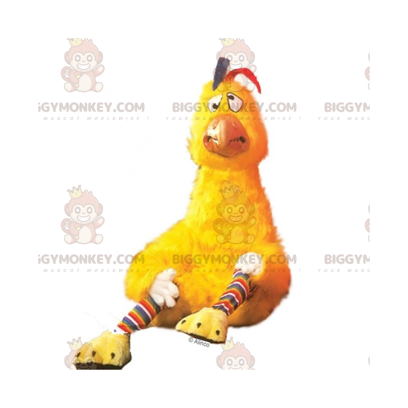 Confused Chicken BIGGYMONKEY™ Maskotdräkt - BiggyMonkey maskot