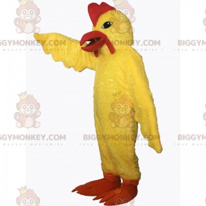 Disfraz de mascota BIGGYMONKEY™ de pollo amarillo -