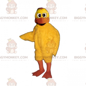 Costume de mascotte BIGGYMONKEY™ de poulet jaune au long bec -