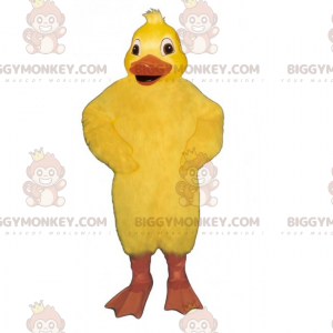 Chick BIGGYMONKEY™ maskottiasu pienellä puvulla -