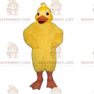 Costume da mascotte pulcino BIGGYMONKEY™ con piccolo sbuffo -