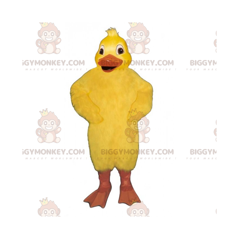 Chick BIGGYMONKEY™ Mascot Costume with Small Puff –