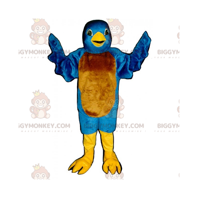 Blauw kuiken BIGGYMONKEY™ mascottekostuum - Biggymonkey.com