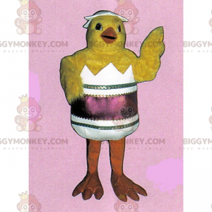 Traje de mascote Chick In Its Shell BIGGYMONKEY™ –