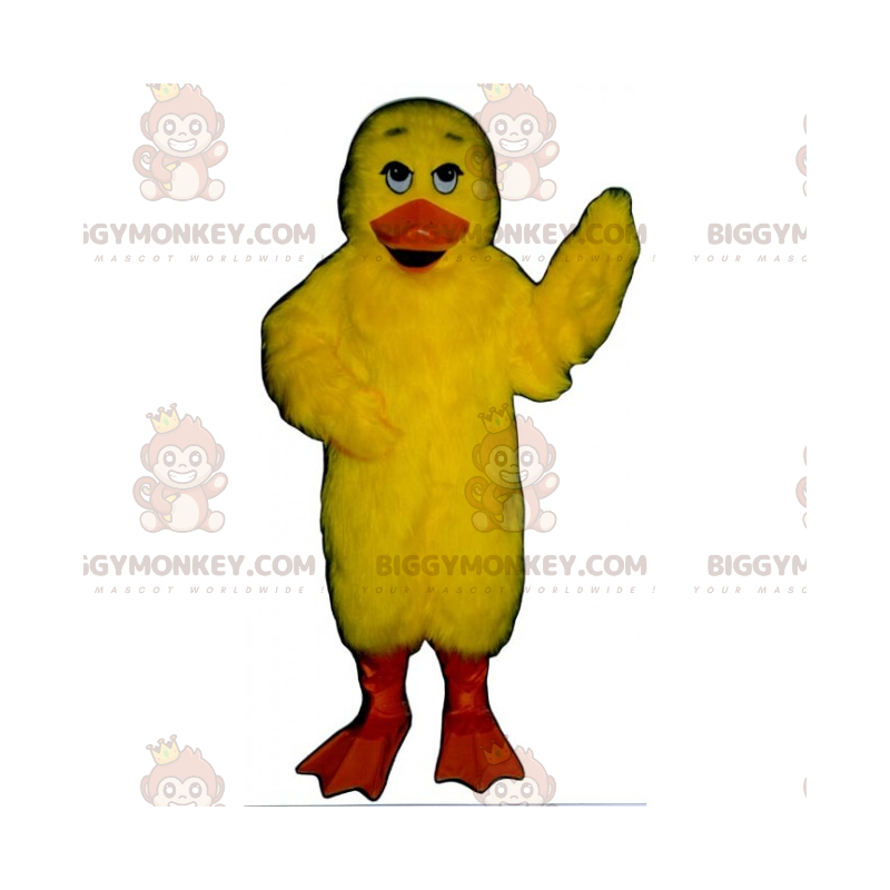 Costume de mascotte BIGGYMONKEY™ de poussin jaune -