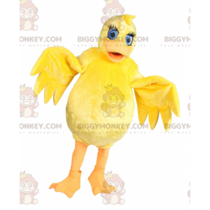 Blue Eyed Yellow Chick BIGGYMONKEY™ maskottiasu -