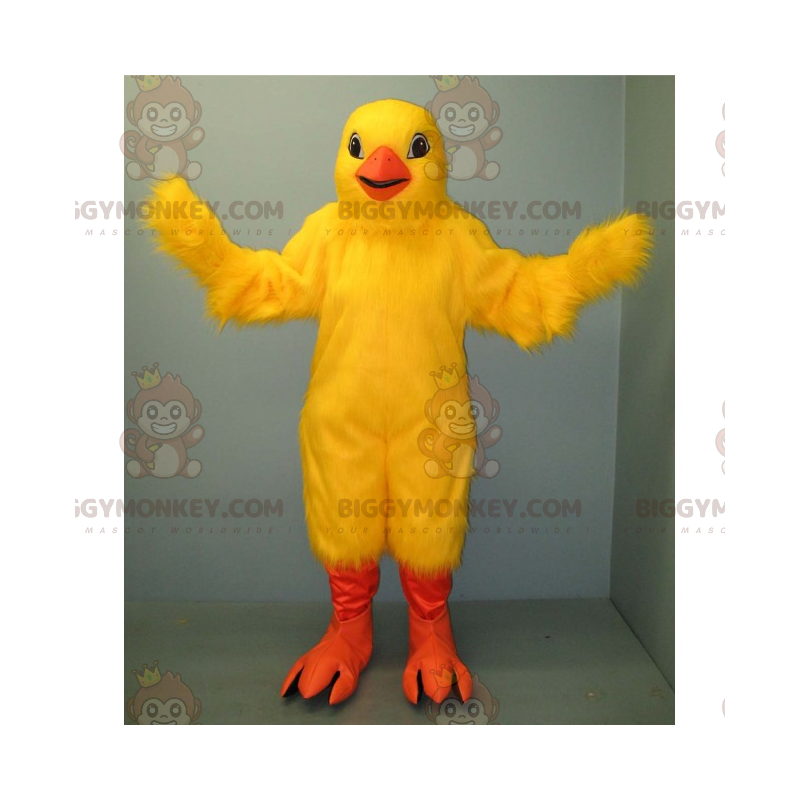 Disfraz de mascota BIGGYMONKEY™ Pollito amarillo y patas