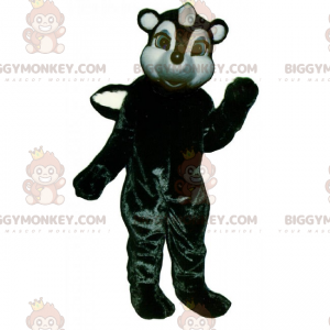 Polecat Mascot Costume BIGGYMONKEY™ med gröna ögon -