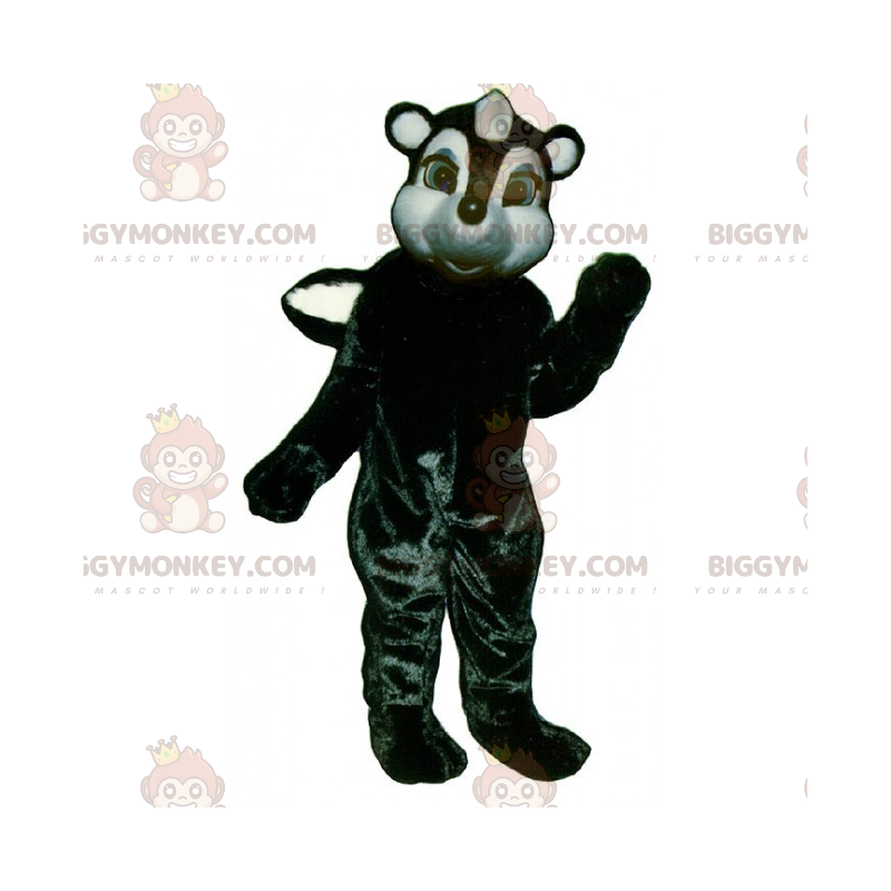 Polecat Mascot Costume BIGGYMONKEY™ med gröna ögon -