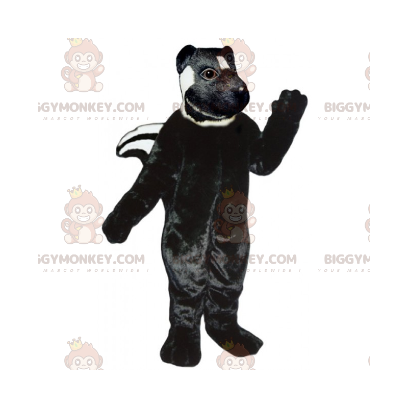 Costume de mascotte BIGGYMONKEY™ de putois au visage noir -